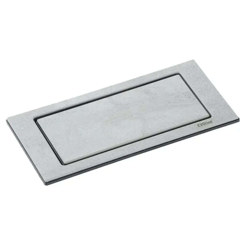 EVOline BackFlip contactdoos beton look met usb lader - met Penaarde