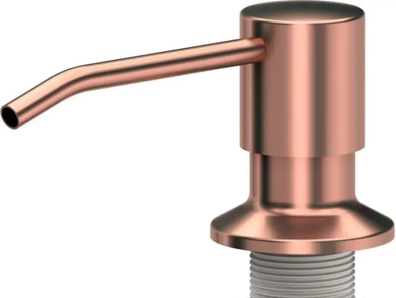 Quadri Manchester Inbouw Zeepdispenser PVD koper van boven navulbaar 1208955931