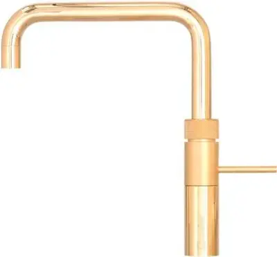 Quooker Fusion Square Goud PRO3 & CUBE Warm, koud, kokend, gefilterd, koud, bruisend water 3FSGLD+CUBE