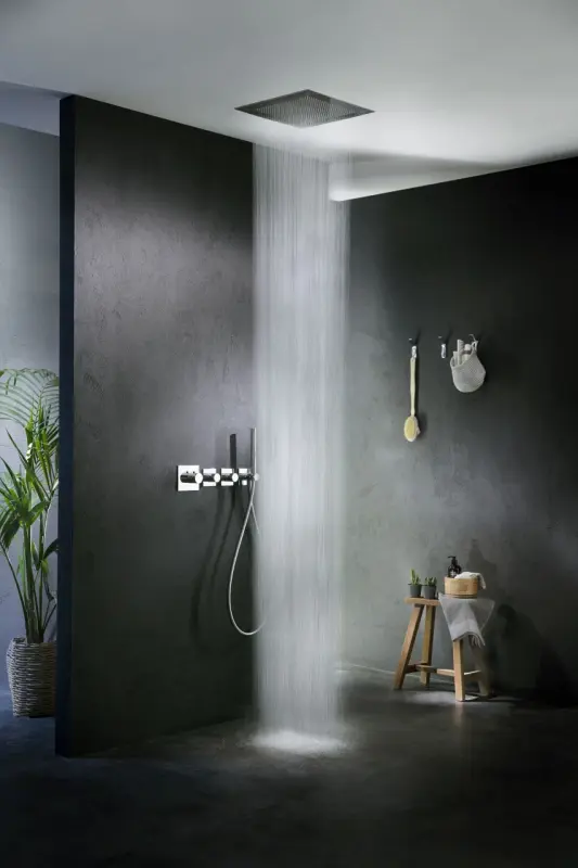 SB Square 316 Inbouw Regendouche Velvet Temptation en waterval geborsteld PVD koper 1208956751