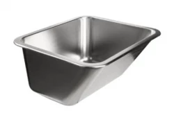 Aquadesign Utility uitstortgootsteen 55x45 cm voor in de bijkeuken of garage incl. beugels 1208957003