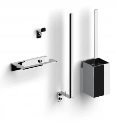 Clou Fold toilet accessoireset chroom