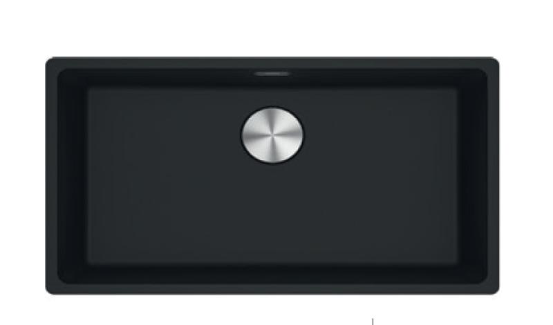 Franke Maris MRG 110-72 Fragranite Matt black spoelbak onderbouw