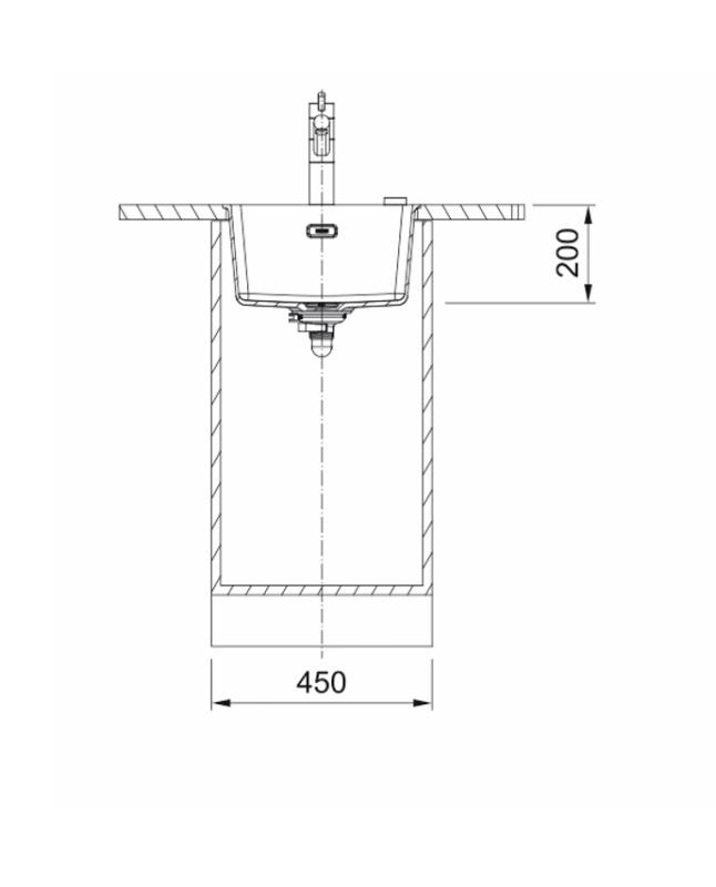 Franke Maris MRG 110-37 Fragranite oyster spoelbak onderbouw