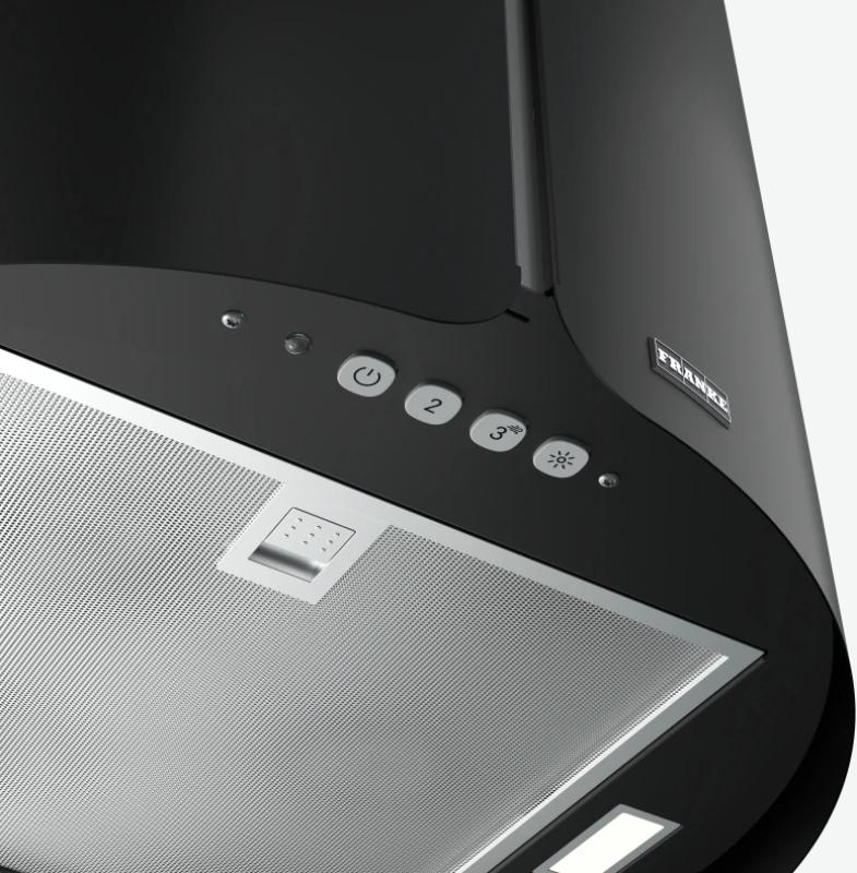 Franke Smart Suspended eiland mat zwart afzuigkap 42cm 345.0654.933