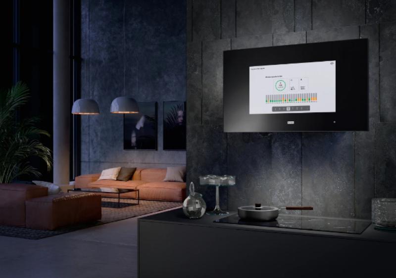 Franke AQ Sense wandmodel zwart afzuigkap 80cm 330.0657.269