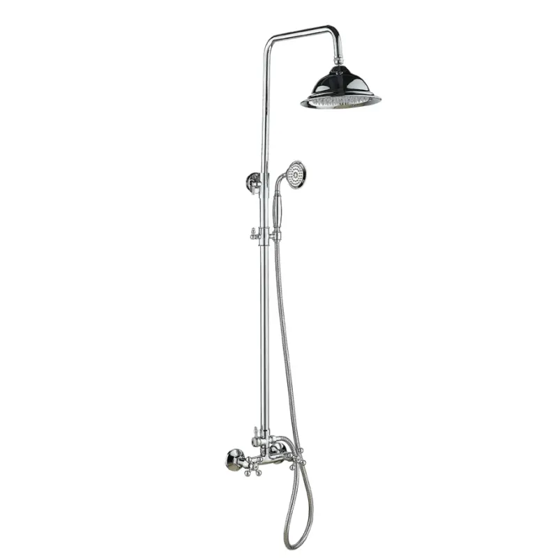 Aquadesign Marseille Douchekolom met regendouche en handdouche Chroom 1208958259