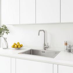 Ausmann Inox Square keukenkraan draaibare uitloop volledig RVS 1208958309