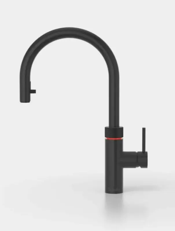 Quooker Flex Gun Metal Combi+ & CUBE Warm, koud, kokend, gefilterd, koud, bruisend water 22+XGME+CUBE