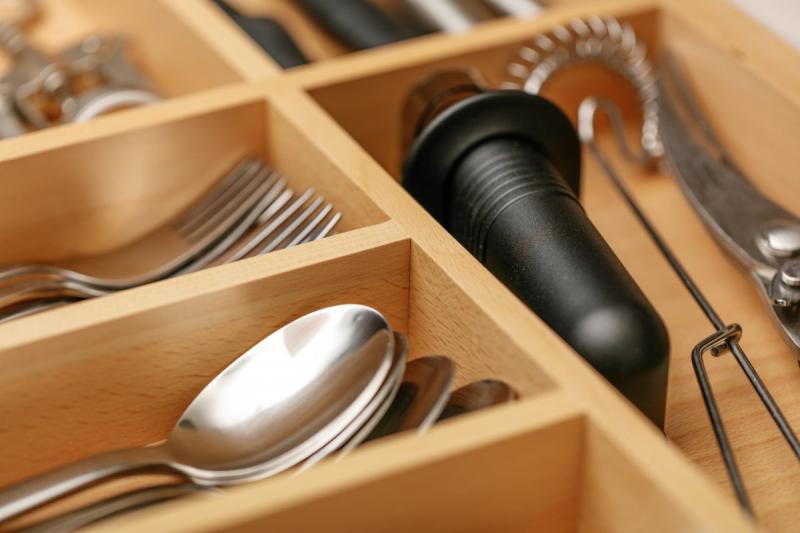 Decor Cutle Bestekbakken Keuken Verstelbaar Inzetstuk voor 600-1000mm Kasten  1208966291