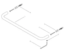 Waterevolution flow handdoekhouder 60cm Koper A112CPE