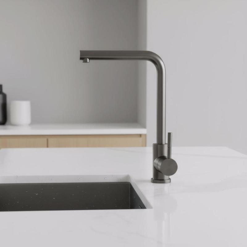 Pure.Sink Elite Steel Spark keukenkraan PVD Gun metal PS8040-61