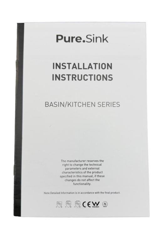 Pure.Sink Elite Steel Spark-S keukenkraan RVS met uittrekbare uitloop en sproeistand PS8041-02