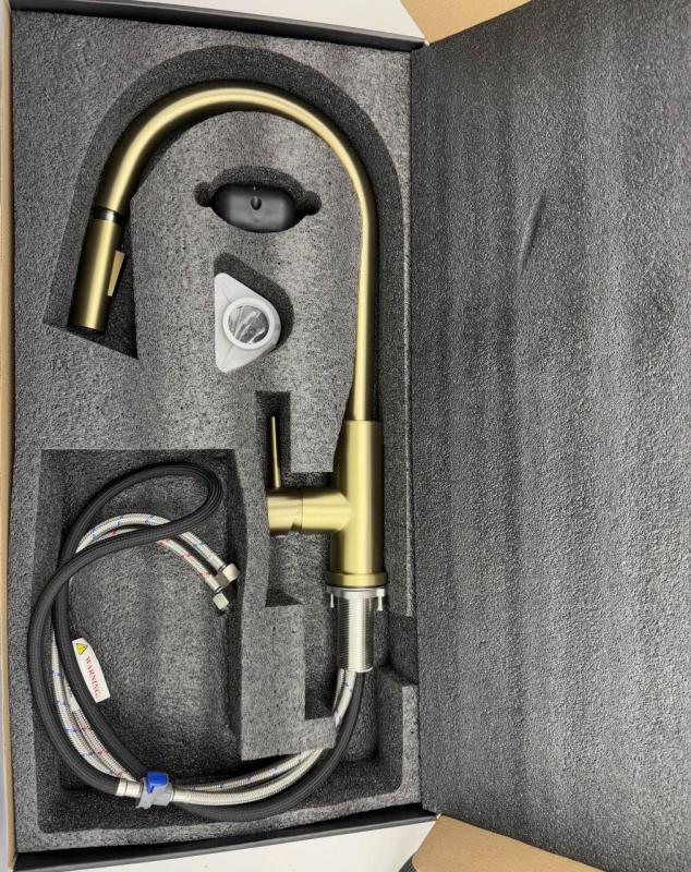 Pure.Sink Elite Steel Stream-S keukenkraan RVS met uittrekbare uitloop PS8045-02