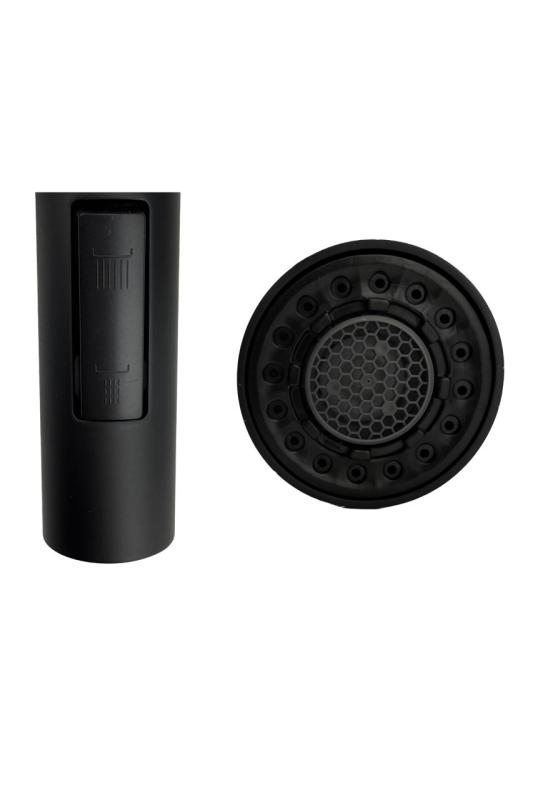 Pure.Sink Elite Steel Stream-S keukenkraan PVD Gun metal met uittrekbare uitloop PS8045-61