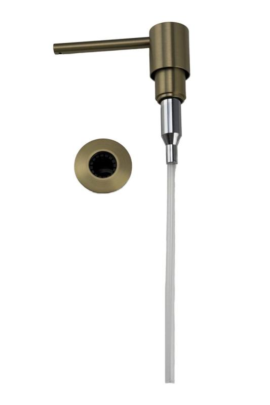 Pure.Sink Elite Steel Shine  inbouw Zeepdispenser RVS van boven navulbaar PS9010-02