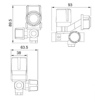 Franke Maris water hub 4L boiler 3-1 met Twist mechanische kokend water kraan mat zwart met waterhub mengset 1208967861