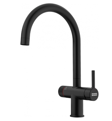 Franke Maris water hub 4L boiler 3-1 met Twist mechanische kokend water kraan mat zwart met waterhub mengset 1208967861