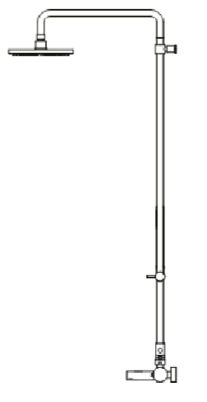 Waterevolution Flow thermostatische drie-weg douchemengkraan met hoofddouche 250mm en ronde handdouche koper T131TNR25CPE