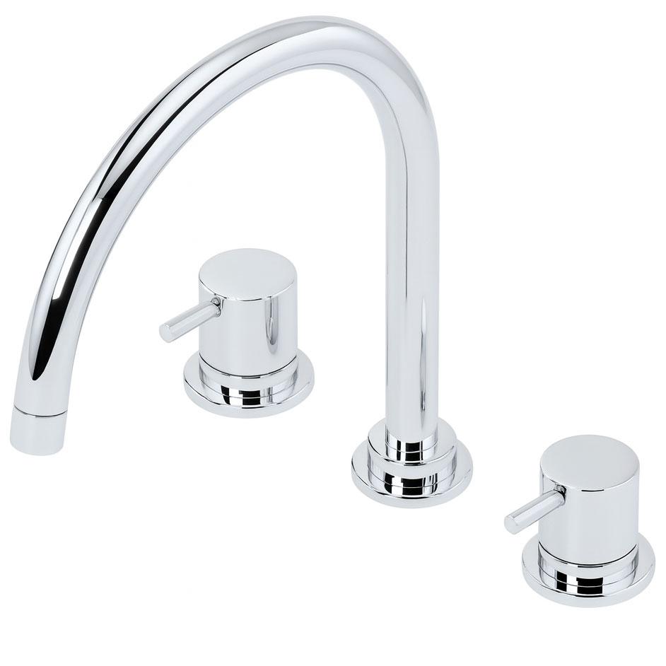 Waterevolution Flow 3-gats keukenmengkraan met draaibare uitloop en gefilterd water aansluiting chroom T152U01