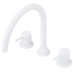 Waterevolution Flow 3-gats keukenmengkraan met draaibare uitloop en gefilterd water aansluiting wit T152UBR