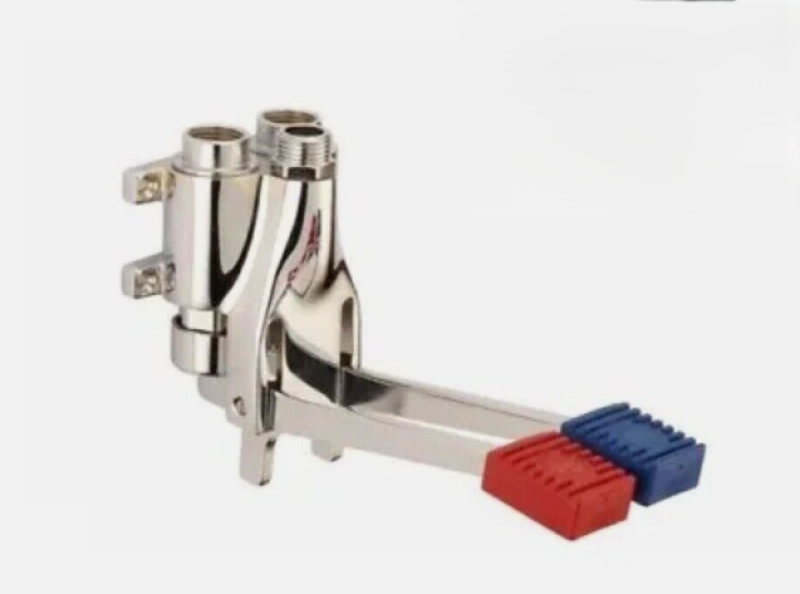 PB Pedal Line Dubbelle Voetpedaal Mengkraan chroom voor Wandmontage 1208969759