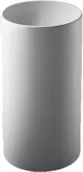 OUTLET Solid-S Oval vrijstaande wastafel Solid Surface mat wit rond 43 x 91cm 1208957217