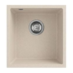 Graniteland Miniva Granieten Spoelbak Beige onderbouw 385x410 mm 1208971451