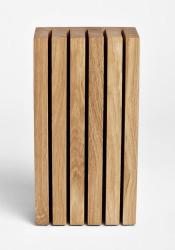 Woodsea Block Oak S - Eikenhouten Messenhouder Blok 13x8 cm 1208971617