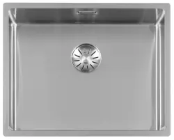 OUTLET Beschadigd!! Lorreine 50SP37 rvs spoelbak 50x37 cm vlakbouw onderbouw en opbouw  1208971626