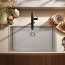 Pure.Sink Luxion Grote RVS spoelbak 74x40 cm onderbouw, vlakinbouw en opbouw PLX7440-02