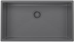 Pure.Sink Luxion Grote Gun metal spoelbak 74x40 cm onderbouw, vlakinbouw en opbouw PLX7440-61
