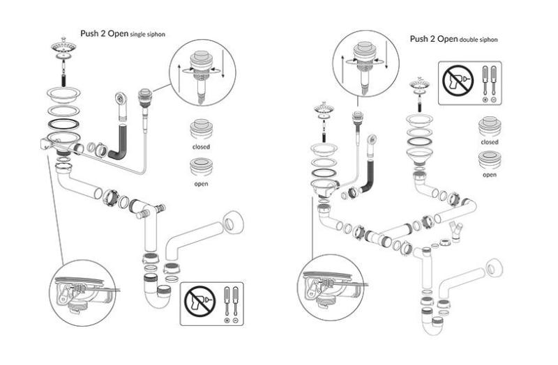 Quadri Luton pearl beige granieten grote opbouw spoelbak met afdruipvlak omkeerbaar 86x50cm met gouden plug 1208971774