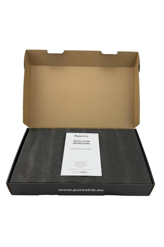 Pure.Sink Elite Steel Pulse-S keukenkraan RVS met uittrekbare uitloop en sproeistand  PS8500-02