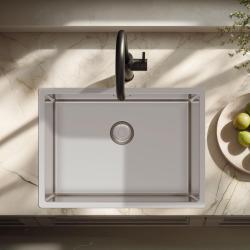 Pure.Sink Exclusivo Speciale 35cm lang RVS spoelbak 50x35 cm 10mm radius PEX5035-02