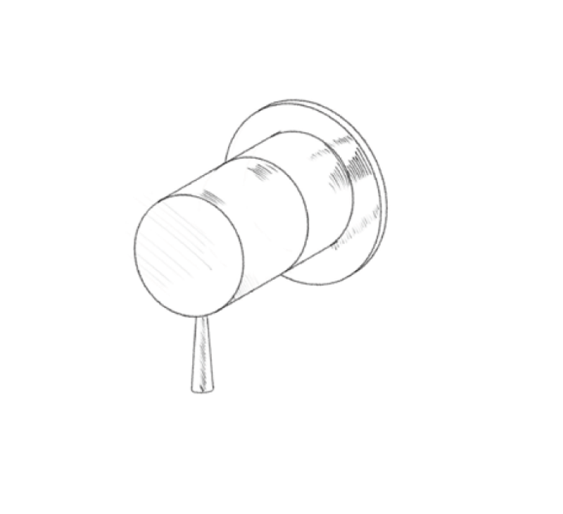 MURO TUA muur inbouw mengkraan chroom M1.B31.R.CR