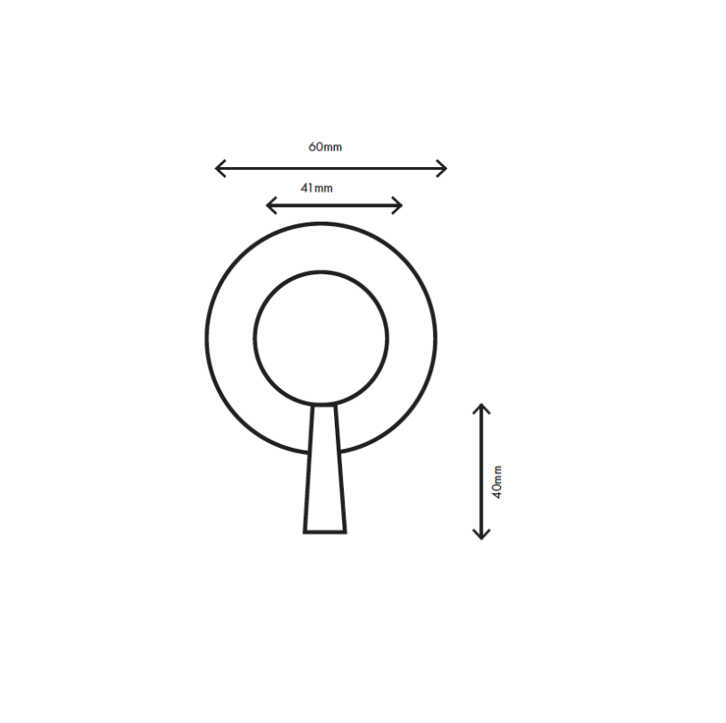 MURO TUA inbouw 2-weg omsteller chroom M1.B32.2.CR