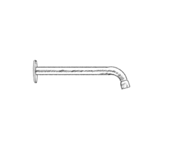 MURO TUA douche arm muur chroom M1.B34.S.CR