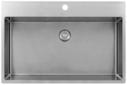 Pure.Sink Exclusivo RVS grote Spoelbak 75x40cm Tapwing met kraangat PEX7540T-02