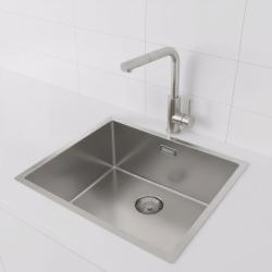 OUTLET Bodem bekrast Pure.Sink Prestige RVS spoelbak 50x40 cm 10mm radius onderbouw, vlakbouw en opbouw PPG5040-02