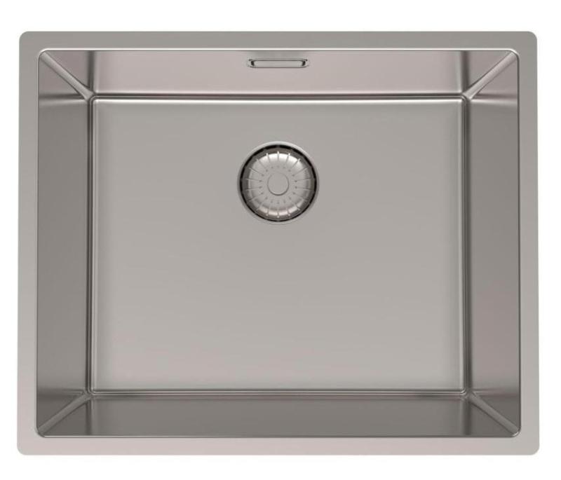 OUTLET Bodem bekrast Pure.Sink Prestige RVS spoelbak 50x40 cm 10mm radius onderbouw, vlakbouw en opbouw PPG5040-02