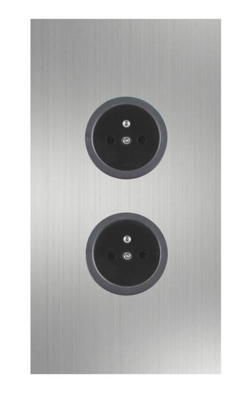 Indux Corner Еnergiezuil met 2 Stopcontacten Penaarde RVS 1208972277