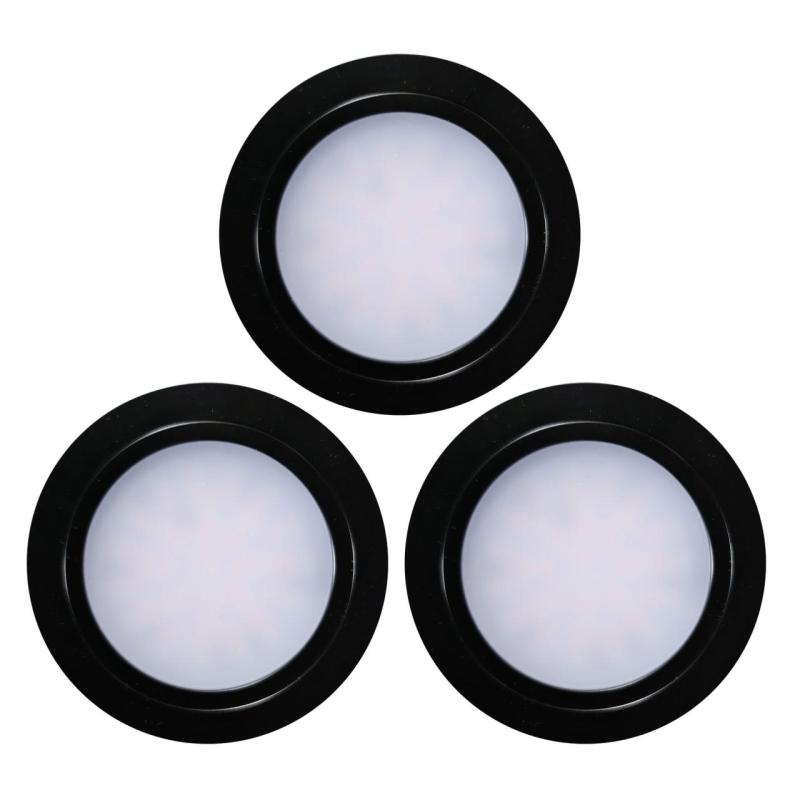 Indux Luma kleine inbouw keuken LED spot Set 3 Spots met LED-driver Zwart 1208972324