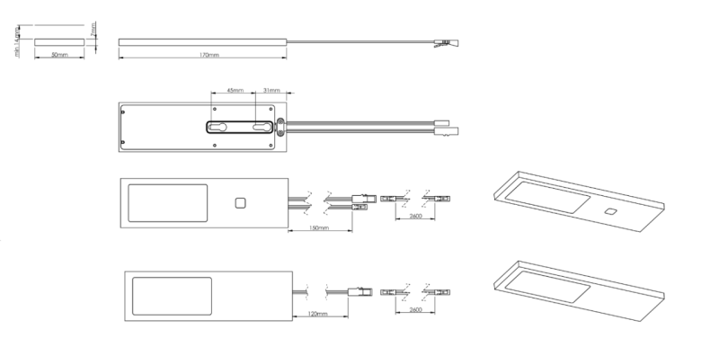 Indux Solin Keuken Opbouw Multi Tone LED Spot 3.6 W Zwart 1208972343