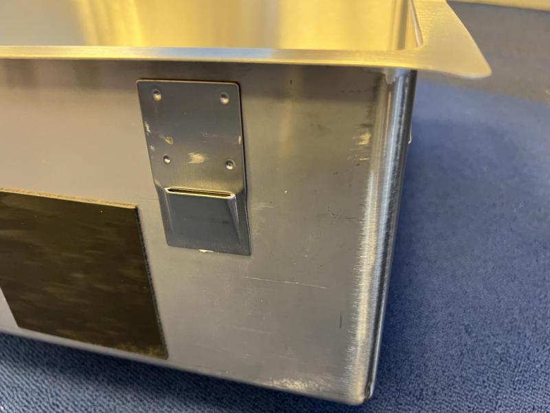 OUTLET Beschadigd Pure.Sink Exclusivo grote RVS spoelbak 70x40 cm 10mm radius onderbouw, vlakinbouw en opbouw 1208972436