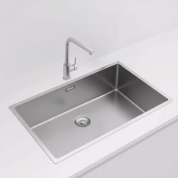 OUTLET Pure.Sink Exclusivo grote RVS spoelbak 70x40 cm 10mm radius onderbouw 1208972453