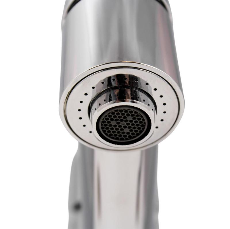 Aquanello Voss Keukenmengkraan Chroom met Uittrekbare Uitloop en Sproeifunctie CR-7200-VS