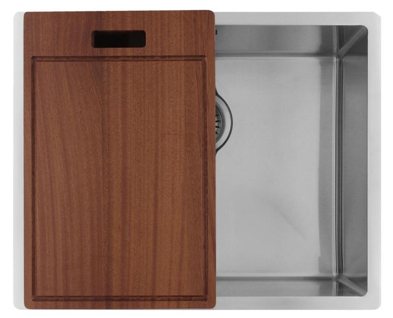 Pure.Sink Luxion RVS spoelbak 50x40 cm onderbouw 1208972606