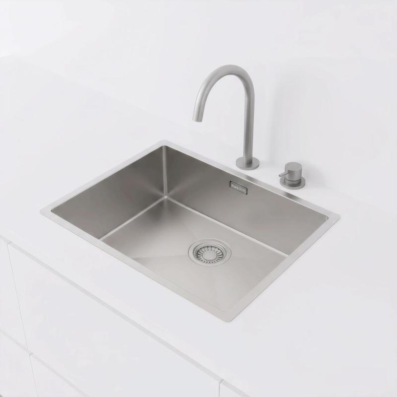 Pure.Sink Luxion RVS spoelbak 50x40 cm onderbouw 1208972606