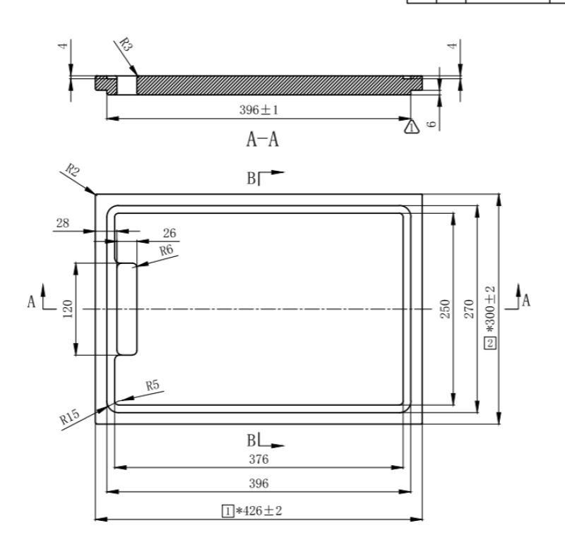 Pure.Sink Exclusivo houten snijplank Bamboe 42x30cm voor in een spoelbak PEXCB40-24